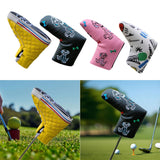 Maxbell Golf Putter Headcover Guard Premium Training Equipment Portable Putter Cover Yellow