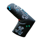 Maxbell Golf Putter Headcover Guard Premium Training Equipment Portable Putter Cover Black