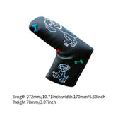 Maxbell Golf Putter Headcover Guard Premium Training Equipment Portable Putter Cover Black