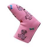 Maxbell Golf Putter Headcover Guard Premium Training Equipment Portable Putter Cover Pink