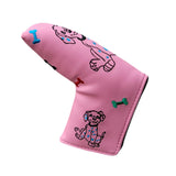 Maxbell Golf Putter Headcover Guard Premium Training Equipment Portable Putter Cover Pink