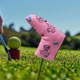 Maxbell Golf Putter Headcover Guard Premium Training Equipment Portable Putter Cover Pink