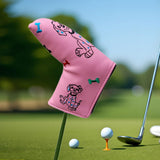 Maxbell Golf Putter Headcover Guard Premium Training Equipment Portable Putter Cover Pink