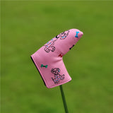 Maxbell Golf Putter Headcover Guard Premium Training Equipment Portable Putter Cover Pink