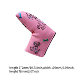 Maxbell Golf Putter Headcover Guard Premium Training Equipment Portable Putter Cover Pink