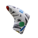 Maxbell Golf Putter Headcover Guard Premium Training Equipment Portable Putter Cover White