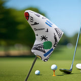 Maxbell Golf Putter Headcover Guard Premium Training Equipment Portable Putter Cover White