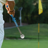 Maxbell Golf Swing Trainer Professional 40-67.5cm Improve Swing Skills for Beginners sky blue