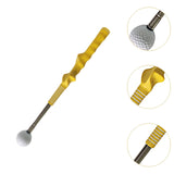 Maxbell Golf Swing Trainer Professional 40-67.5cm Improve Swing Skills for Beginners yellow