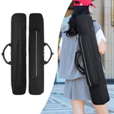 Maxbell Pool Cue Case Soft with External Pockets 1/2 Nine Ball Cue Big Head Cue Case