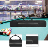 Maxbell Pool Cue Case Soft with External Pockets 1/2 Nine Ball Cue Big Head Cue Case