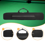 Maxbell Pool Cue Case Soft with External Pockets 1/2 Nine Ball Cue Big Head Cue Case