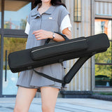 Maxbell Pool Cue Case Soft with External Pockets 1/2 Nine Ball Cue Big Head Cue Case