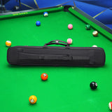 Maxbell Pool Cue Case Soft with External Pockets 1/2 Nine Ball Cue Big Head Cue Case