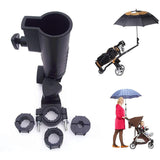 Maxbell Golf Push Cart Umbrella Holder Portable Support Easy Installation Clamp Base