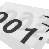 Maxbell 100Pcs Running Bibs Athlete Numbers for Triathlon Cycling Competition Events