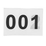 Maxbell 100Pcs Running Bibs Athlete Numbers for Triathlon Cycling Competition Events