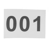 Maxbell 100Pcs Running Bibs Athlete Numbers for Triathlon Cycling Competition Events