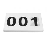 Maxbell 100Pcs Running Bibs Athlete Numbers for Triathlon Cycling Competition Events