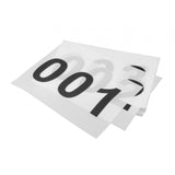 Maxbell 100Pcs Running Bibs Athlete Numbers for Triathlon Cycling Competition Events