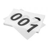 Maxbell 100Pcs Running Bibs Athlete Numbers for Triathlon Cycling Competition Events