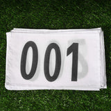 Maxbell 100Pcs Running Bibs Athlete Numbers for Triathlon Cycling Competition Events