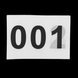 Maxbell 100Pcs Running Bibs 001-100 with Pins for Triathlon Sports Event Competition