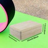 Maxbell Yoga Block Gym Accessories Pilates Block Pillow for Toning Stability Fitness Beige