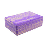 Maxbell Yoga Block Gym Accessories Pilates Block Pillow for Toning Stability Fitness Violet