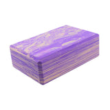 Maxbell Yoga Block Gym Accessories Pilates Block Pillow for Toning Stability Fitness Violet