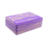 Maxbell Yoga Block Gym Accessories Pilates Block Pillow for Toning Stability Fitness Violet