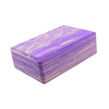 Maxbell Yoga Block Gym Accessories Pilates Block Pillow for Toning Stability Fitness Violet