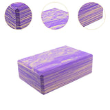 Maxbell Yoga Block Gym Accessories Pilates Block Pillow for Toning Stability Fitness Violet