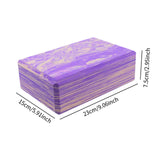 Maxbell Yoga Block Gym Accessories Pilates Block Pillow for Toning Stability Fitness Violet