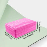 Maxbell Yoga Block Gym Accessories Pilates Block Pillow for Toning Stability Fitness Pink