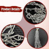Maxbell Basketball Hoop Net Braided Chain Professional Easy Installation Replacement