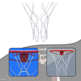 Maxbell Basketball Hoop Net Braided Chain Professional Easy Installation Replacement