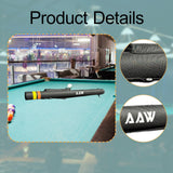 Maxbell Pool Cue Case 2 Holes Pouch Supplies Organizing Travel Billiard Pool Cue Bag