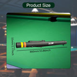 Maxbell Pool Cue Case 2 Holes Pouch Supplies Organizing Travel Billiard Pool Cue Bag