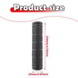 Maxbell 4Pcs Bike Handlebar Grips Anti Slip for Road Bikes Kids Folding Bicycles Black