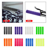 Maxbell 4Pcs Bike Handlebar Grips Anti Slip for Road Bikes Kids Folding Bicycles Black