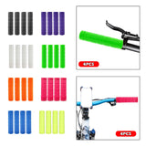 Maxbell 4Pcs Bike Handlebar Grips Anti Slip for Road Bikes Kids Folding Bicycles Black