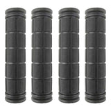 Maxbell 4Pcs Bike Handlebar Grips Anti Slip for Road Bikes Kids Folding Bicycles Black