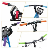 Maxbell 4Pcs Bike Handlebar Grips Anti Slip for Road Bikes Kids Folding Bicycles Black