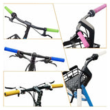 Maxbell 4Pcs Bike Handlebar Grips Anti Slip for Road Bikes Kids Folding Bicycles Black
