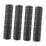 Maxbell 4Pcs Bike Handlebar Grips Anti Slip for Road Bikes Kids Folding Bicycles Black