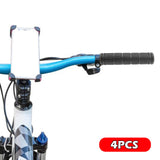 Maxbell 4Pcs Bike Handlebar Grips Anti Slip for Road Bikes Kids Folding Bicycles Black