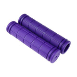 Maxbell 4Pcs Bike Handlebar Grips Anti Slip for Road Bikes Kids Folding Bicycles Purple
