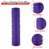 Maxbell 4Pcs Bike Handlebar Grips Anti Slip for Road Bikes Kids Folding Bicycles Purple