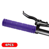 Maxbell 4Pcs Bike Handlebar Grips Anti Slip for Road Bikes Kids Folding Bicycles Purple